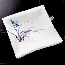 Real silk handkerchief with small square towels Suzhou embroidery mulberry silk handkerchief lady with a small handkerchief accompanied by a small handkerchief