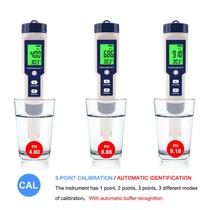 5 IN 1 PH Temperature TDS EC Salinity Meter Waterproof