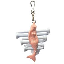 Golf Tee Holder with Keychain Mermaid Key Chain Design Adopt