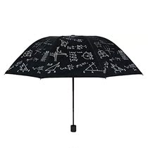 Charms Mathematics Folding Umbrella Rain Women Umbrella