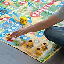 Childrens oversized flying Chess chess carpet aircraft game chess and card educational toys Monopoly Monopoly single-sided floor mat
