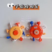 Finger push music baby graphic cognition infant grasping toy focus finger exercise puzzle early education