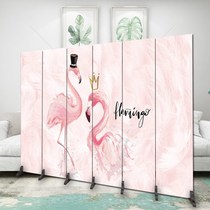 Screen partition guest bedroom blocking bedside movable home porch simple modern bedroom decoration folding room