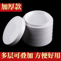 Thickened imitation porcelain palette with cover five layers of traditional Chinese painting pigment plate size calligraphy and painting ink box inkbox inkstone ink dish