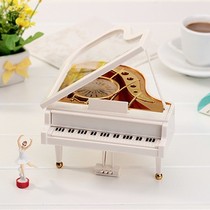 European classical creative piano music box Music Box Music Box rotating dance ballet little girl ornaments birthday gift