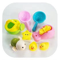 Childrens shampoo cup water scoop baby shower water spoon shampoo cup baby swimming pool set bath and water play toy