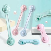 Childrens anti-pinch hand door stop anti-baby drawer lock child safety lock cabinet door baby Cabinet refrigerator lock protection