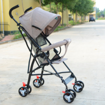 Strollers can sit and lie down One-year-old strollers are lightweight and easy to travel 2-7-year-old children with handles folding summer