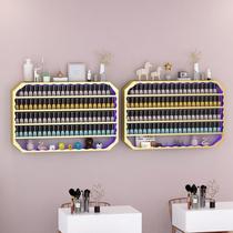 Nail oil glue rack Wall-mounted net red nail polish rack Wall storage rack Nail art rack Cosmetics display rack