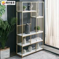 Nail cabinet display cabinet landing Japanese Nordic light luxury shelf landing shelf display shelf nail shelf Chen