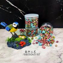 Simulation stone plate decoration hotel cold dish plate embellishment plate decoration flower artistic conception dish creative small ornaments