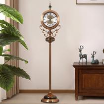 Floor clock living room European villa ornaments clock home modern simple luxury decoration American standing clock clock