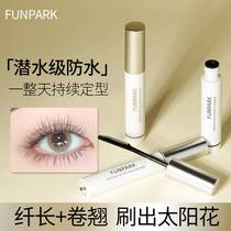 Eyelash beating base cream transparent natural solid waterproof without fainting colorless styling mascara fiber long curly beginner