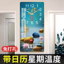 Clock wall clock living room home fashion 2022 new restaurant decorative painting light luxury modern net red watch wall clock