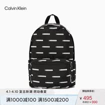 CK Jeans mens fashion campus Wind LOGO full version printed zipper Large-capacity double shoulder bag HH2746