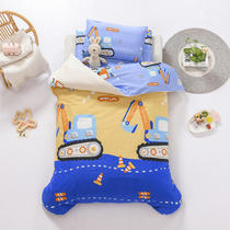 Kindergarten quilt three-piece quilt cover six or seven-piece bedding baby excavator cotton special nap quilt