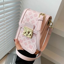 Tide brand MKCS2021 New Fashion key mobile phone women bag texture shoulder crossbody wallet High sense small square bag