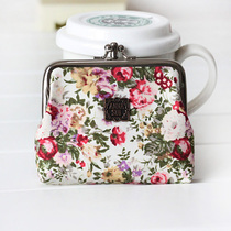 2020 new zero wallet female crummy mini cute Korean student short hand hold small card bag key bag