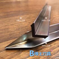 Staircase column turning tool three-in-one CNC turning tool alloy steel blade V-type woodworking turning tool blade doctor knife