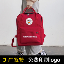 Childrens kindergarten schoolbag custom printed logo primary school students come to order tutoring training class backpack pattern portable
