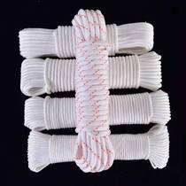 Truck rope Wear-resistant car flower strands braided clothingline Advertising rope Thick rope Outdoor plastic binding rope Nylon rope