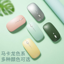 Suitable for Apple wireless Bluetooth mouse Macbook notebook ipad computer Bluetooth original mouse Mobile phone Miao control mouse second generation 2 rechargeable silent girls without receiver pebbles