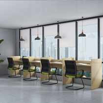 Self-study table self-study room partition table and chair combination window side postgraduate study table