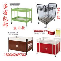 Supermarket sales truck Promotion float Special price processing table Dump truck folding mobile stall cart display shelf