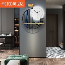 Nordic creative home clock living room wall clock light luxury modern decoration Net Red fashion simple wall restaurant clock