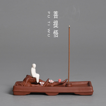 Bodhi Wu ceramic thread incense ornaments home indoor retro aromatherapy incense burner Chinese tea ceremony decoration decoration
