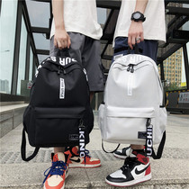 Junior high school students backpack mens leisure simple fashion trend Joker high school students travel bag women