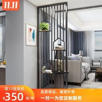 Nordic light luxury screen partition simple creative entrance entrance wrought iron decoration living room dining room office hollow wall