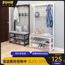 Hanger Floor Bedroom Multifunctional Hanger Shopper Shoe Stool Shack Small Household Shoe Rack Clothes Shelf