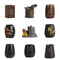 Tea Liujunzi tea tube home creative pen holder storage tank single tea making tool tea ceremony kung fu tea set spare parts