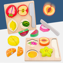 Cut Fruit Children's Toys Wooden Fruit Vegetable Chichele Educational Toys
