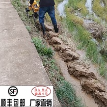Plow field Machine small two-wheeled single-wheeled paddy field ditching machine tillage machine Tiller micro-Tiller crawler hand plough plow