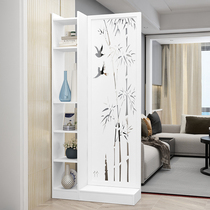 Modern household hollow carved screen partition entrance entrance porch decoration shelf fashion office Hotel shelter cabinet
