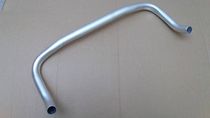 Processing Taiwanese ultra light sand silver TT handle folding car modified bending handle 25 4*420 440 dead flying horn handle
