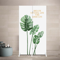 Nordic small apartment screen blocking partition wall folding mobile home living room bedroom into the door Feng Shui into the barrier