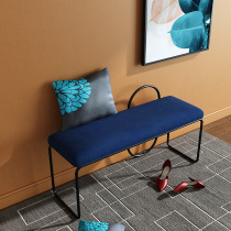 Nordic ins shoe-changing stool into the home creative door wearing shoes stool porch bench bench clothing store soft bag bench leisure chair