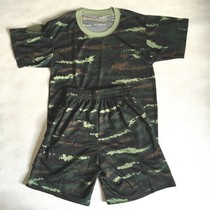 New short-sleeved tabby round neck T-shirt physical fitness suit quick-drying summer mens special battle