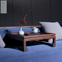 Sumu Xuan new Chinese solid wood Kang few simple tea table tatami small tea table low table floating window table Kang table YK03