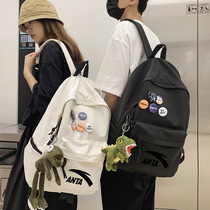Anta Chao brand backpack mens simple large capacity travel backpack female junior high school students High School schoolbag