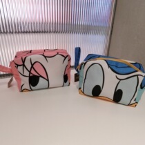 Don Old Duck Makeup Bag Ins Cartoon Large Capacity Portable Hand Waterproof Travel Wash Bag Bag