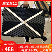 Net red ins luggage female small 20 inch mute universal wheel suitcase aluminum frame personality password trolley case male