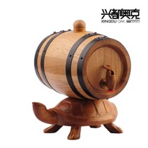 Hand-carved art oak gifts all solid wood can hold wine oak barrel decoration wine cabinet crafts housewarming wine barrels