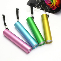 Mini pocket small flashlight No 5 battery Childrens kindergarten morning inspection lighting Cute lady strong light LED light