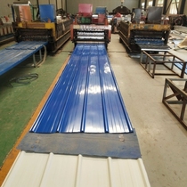Color steel plate iron waterproof fence enclosure color steel tile roof rainproof 900 corrugated thick canopy tile galvanized