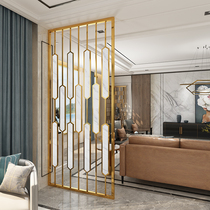 Wrought iron screen partition net red living room Restaurant entrance entrance Nordic modern metal strand empty office decorative wall