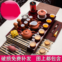 Office tea tray Chinese style tea table Tea set One small household automatic tea table Kettle table